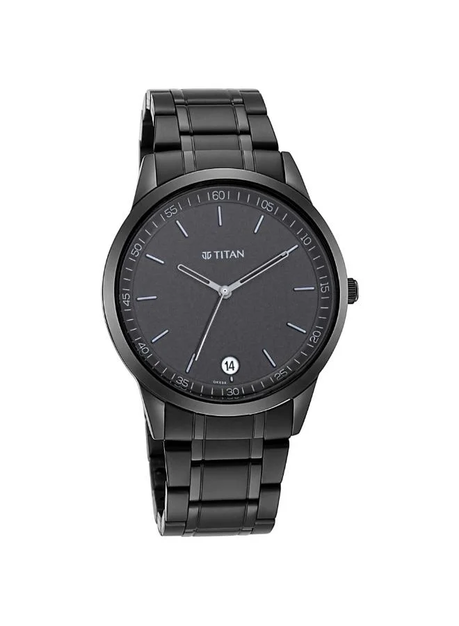 تيتان Men's Metal Analog Watch 1806NM01 - 42 mm