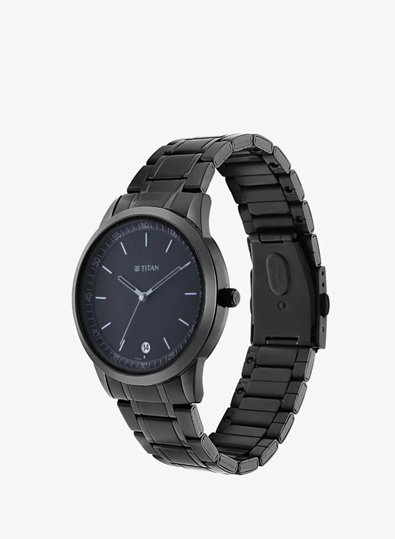 تيتان Men's Metal Analog Watch 1806NM01 - 42 mm