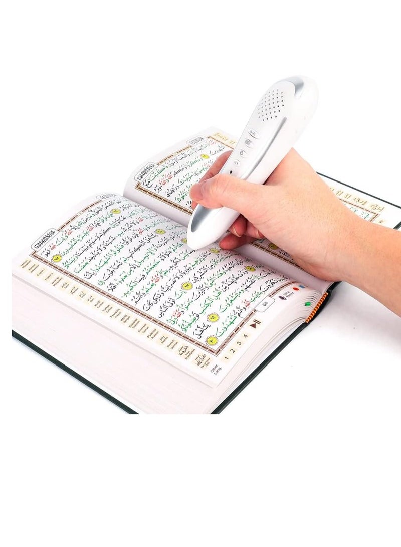 AROAQ Quran Reading Pen, Multi Languages Islamic Holy Quran Book Reading Pen, Easy To Use Islamic Smart Electronic Talking Holy Quran Pen Reader, Word-by-word Quran Mp3 Player Reader For Quran Learning - Image 2
