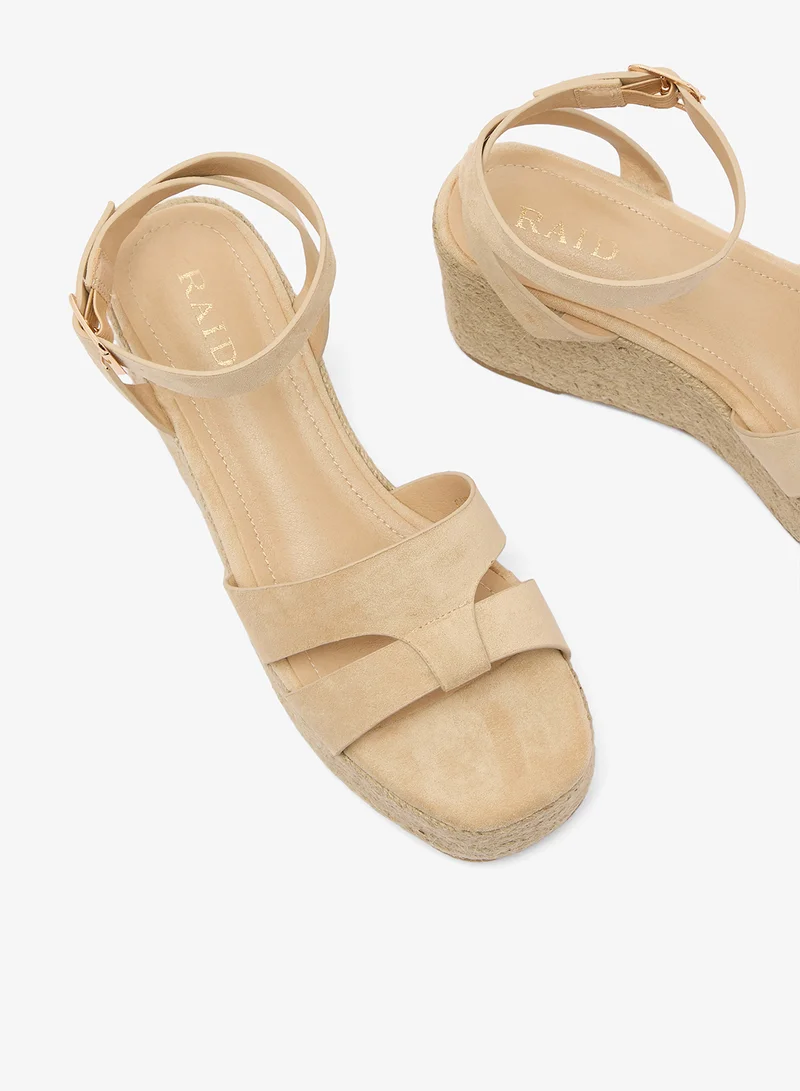 RAID  Ankle Strap Wedge Sandals for Women | Best Price UAE