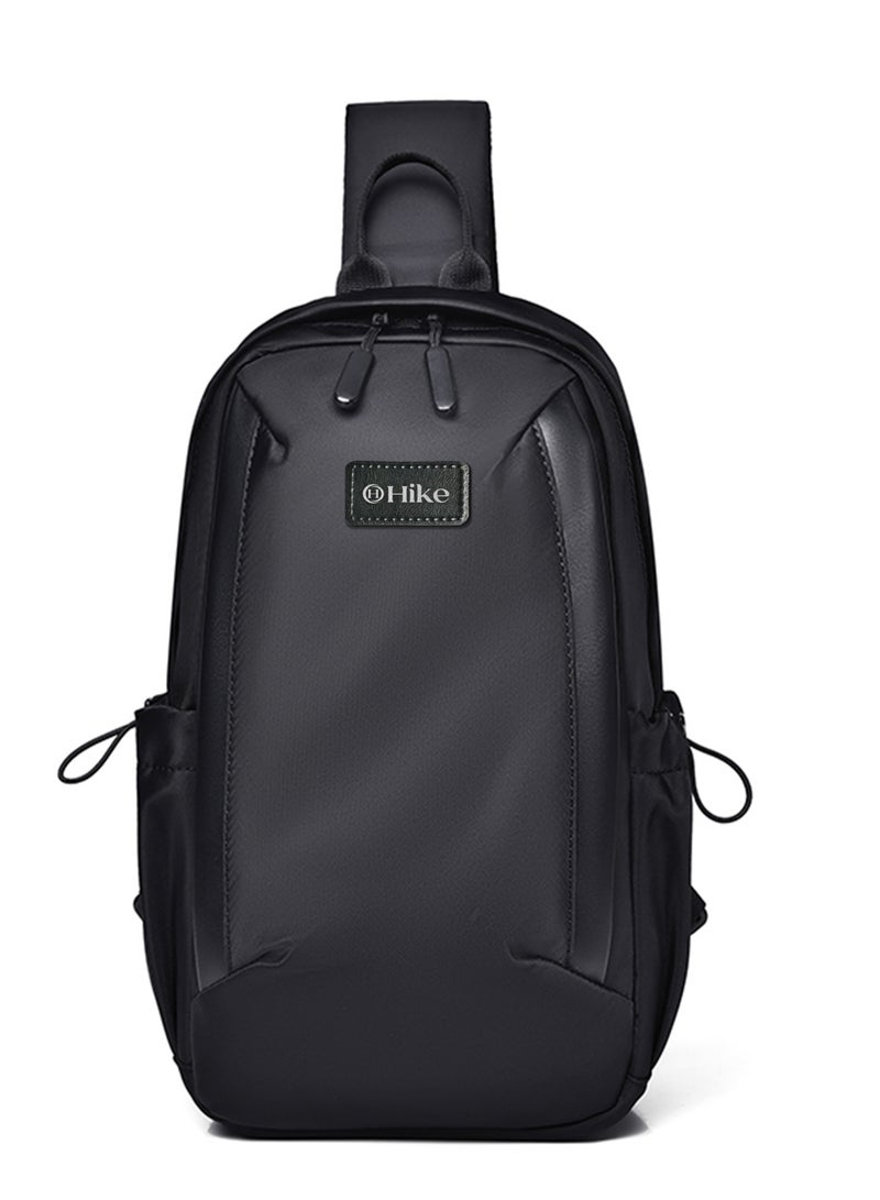 هايك Hike Unisex Durable Cross-body Bag Water Resistant Anti-Theft Unisex Sling bag for Travel School College Business Shopping Outdoor, HK3321-BLACK - Image 2