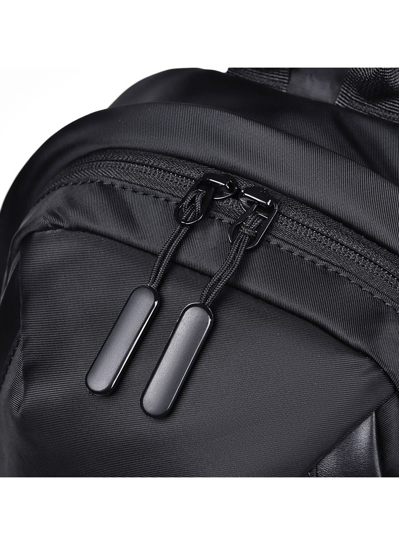 هايك Hike Unisex Durable Cross-body Bag Water Resistant Anti-Theft Unisex Sling bag for Travel School College Business Shopping Outdoor, HK3321-BLACK - Image 5