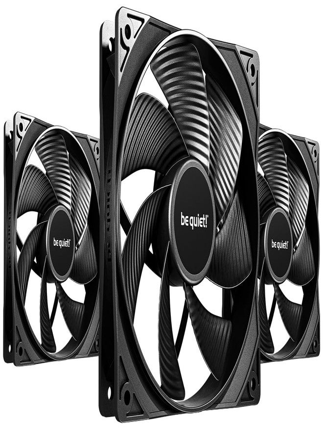 be quiet! PURE WINGS 3 120mm PWM HIGH SPEED White - Quiet & High Performance Fan Kit - BL112 - Image 1