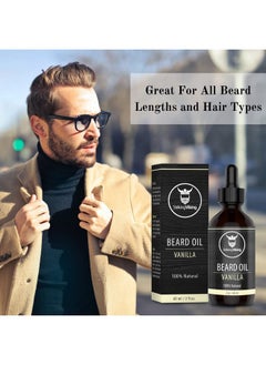 Striking Viking Triking Viking Vanilla Beard Oil (Large 2 Oz.) 100% Natural Beard Conditioner With Organic Argan & Jojoba Beard Oils With Vanilla Scent Softens Moisturizers & Strengthens Beard Growth  - Image 5