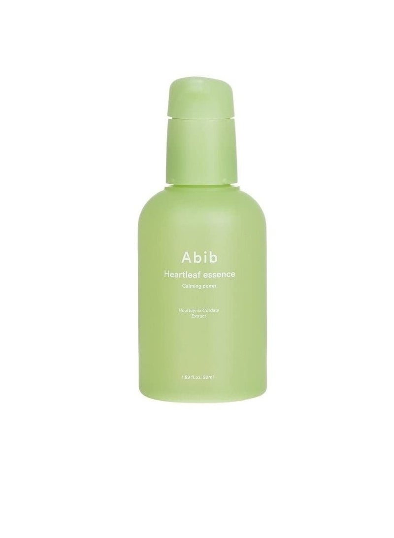 abib Abib Heartleaf Essence Calming Pump 1.69 fl oz 50ml Essence for Face Instant Relief for Redness - Image 1