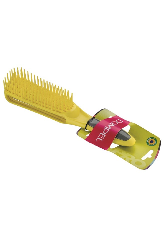 Dompel silicon brush curly hair/Yellow - Image 2