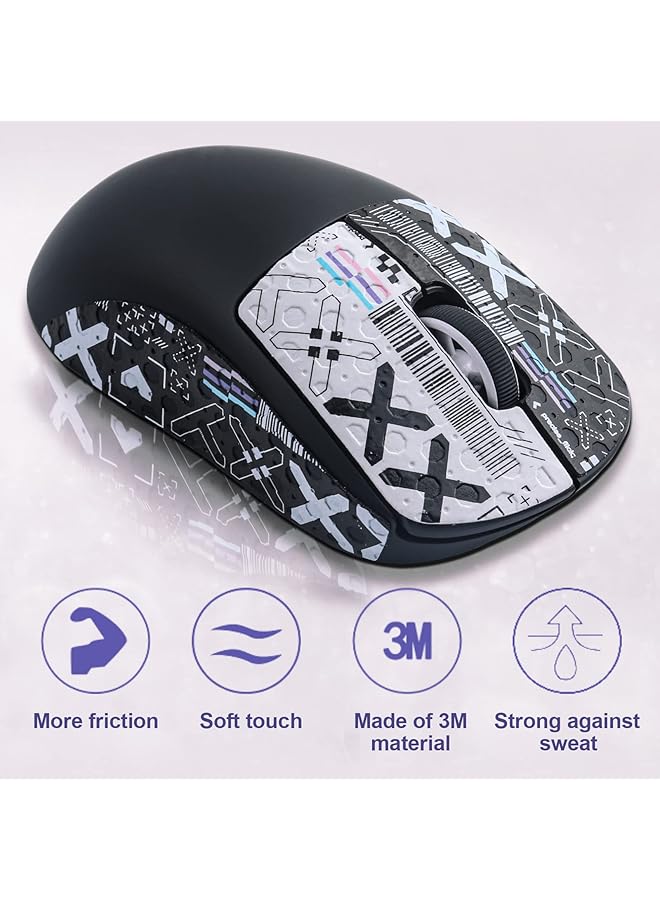 Mouse Grip Tape Fit For Logitech G Pro X Superlight Self Adhesive Pre Cut Sweat Resistant Professional Mice Upgrade Kit For The Most Demanding Gamers - Image 2