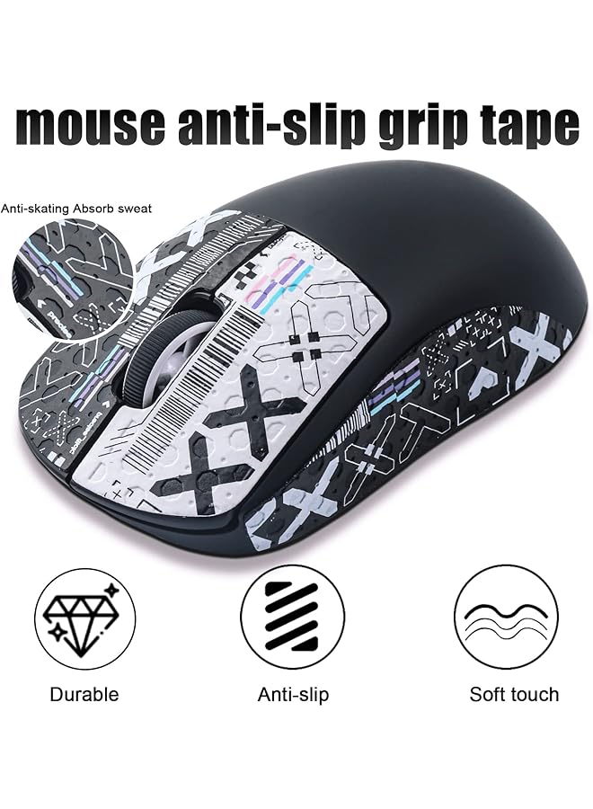 Mouse Grip Tape Fit For Logitech G Pro X Superlight Self Adhesive Pre Cut Sweat Resistant Professional Mice Upgrade Kit For The Most Demanding Gamers - Image 5