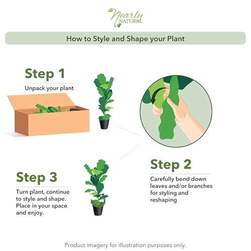 Nearly Natural Golden Dieffenbachia with Decorative Planter - Image 5