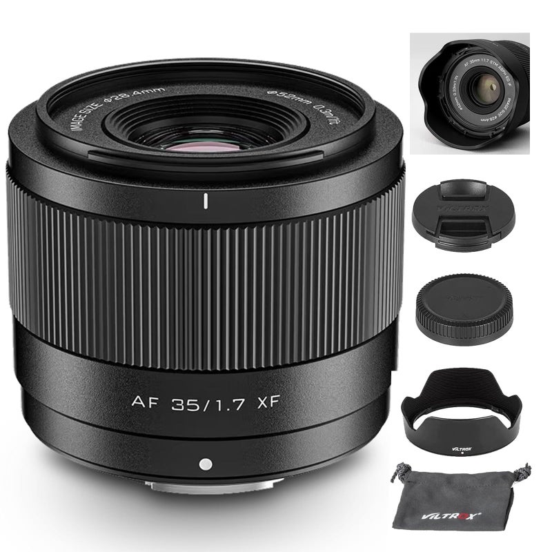 VILTROX 35mm F17 XF Mount Lens Large Aperture APSC STM Auto Focus Prime Lens for Fujifilm Fuji XFMount XE4 XH1 XPro3 XS10 XT4 XT10 XT20 XT30 XT30II XT200 XH2 XH2S XT5 XS20 XT50 XM5 - Image 2