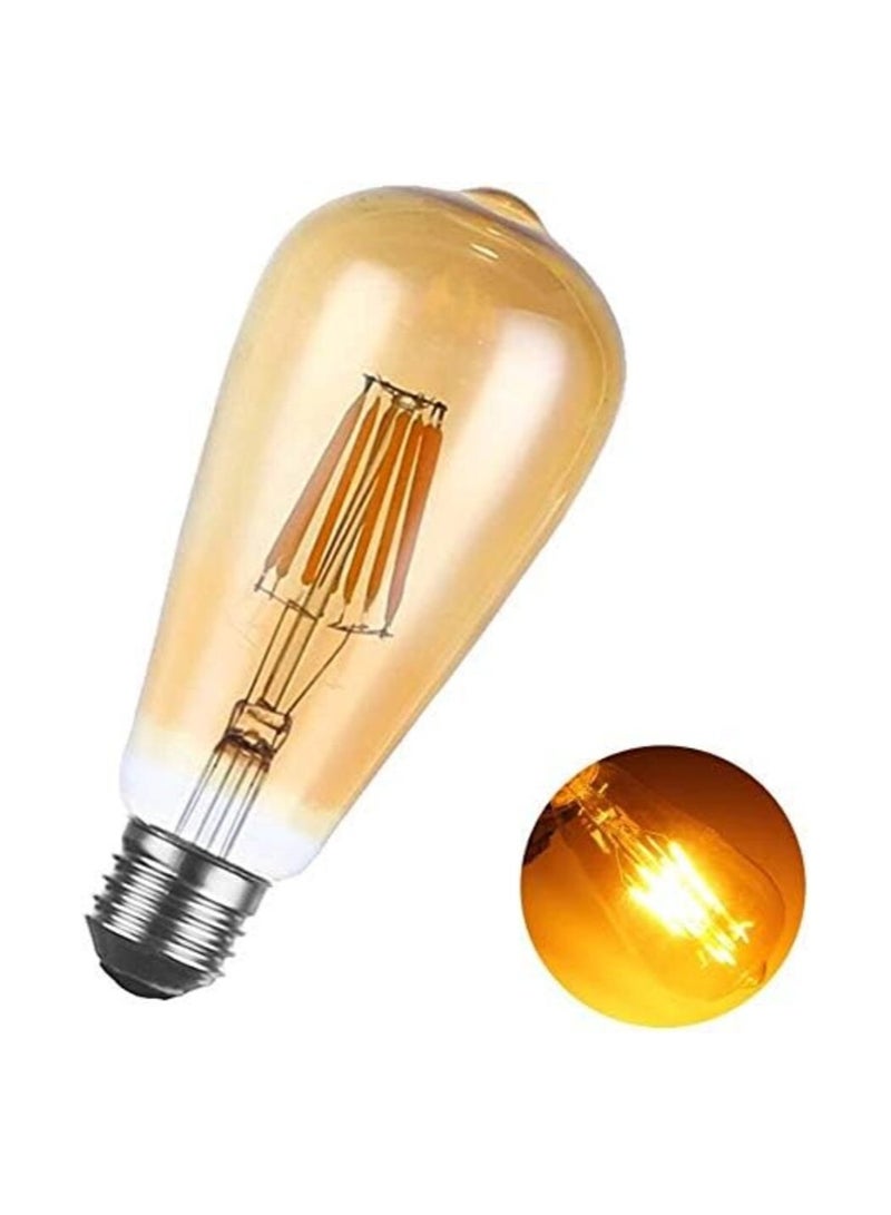 Happy Light LED bulb, classic warm light, energy saving, 5 watts only, in yellow color from Happy Light - Image 1