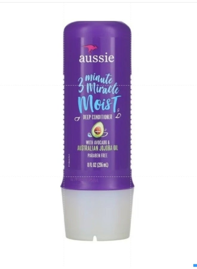 3 Minute Miracle Moist Deep Conditioner With Avocado And Australian Jojoba Oil 236ml