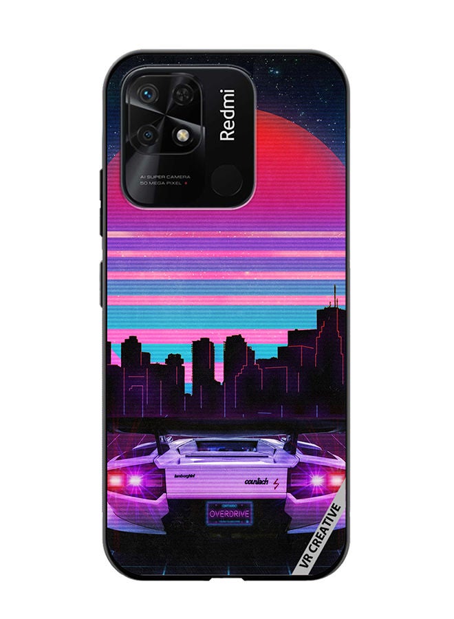 VR CREATIVE Protective Case Cover For Xiaomi Redmi 10C Lambo Design Multicolour - Image 1