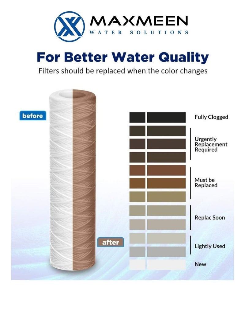 ماكسمين غيار فلتر مياه خيوط قطنية 10 بوصة – ماكسمين - Image 5