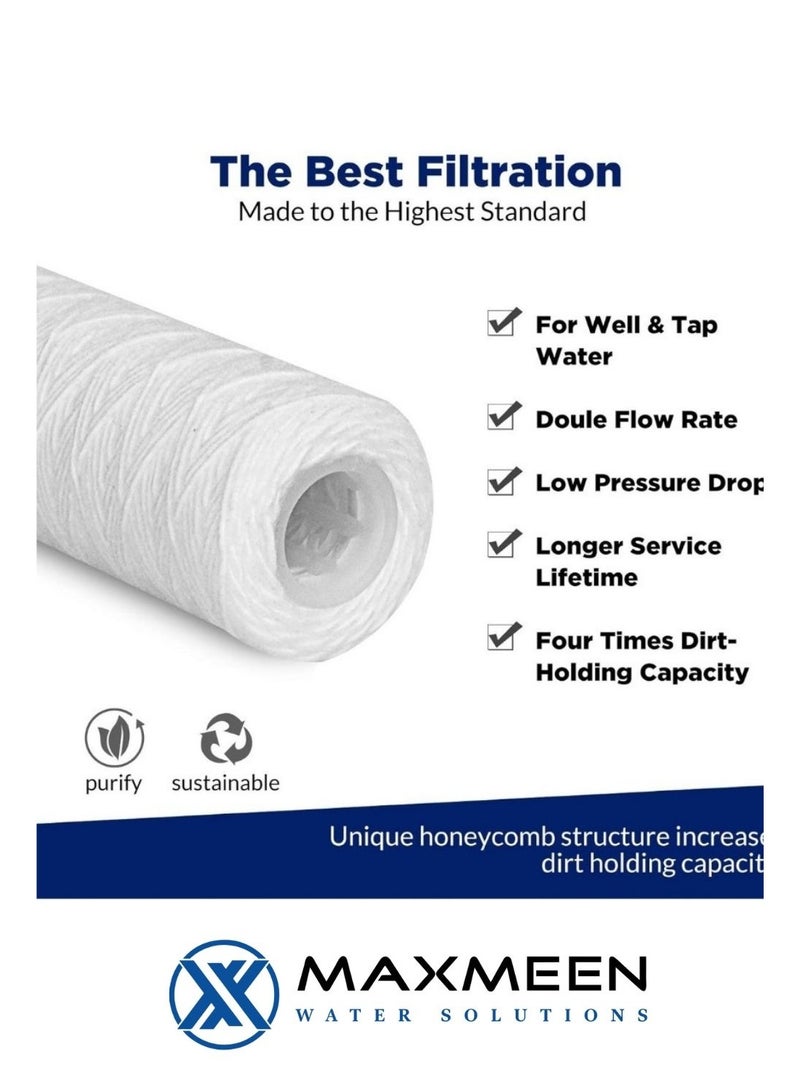 ماكسمين غيار فلتر مياه خيوط قطنية 10 بوصة – ماكسمين - Image 4
