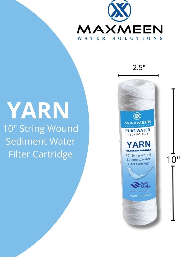 ماكسمين غيار فلتر مياه خيوط قطنية 10 بوصة – ماكسمين - Image 1