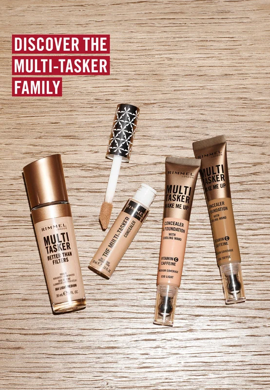 RIMMEL LONDON Multi-Tasker Wake Me Up Concealer & Foundation - 110 - Warm Coconut, 20ml