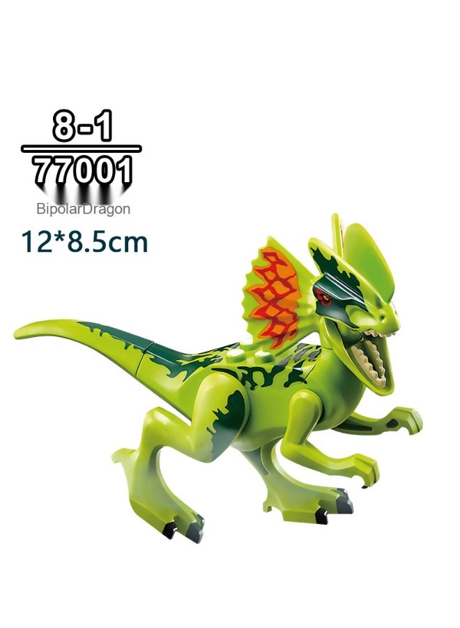 NIBEMINENT Dinosaur Building Blocks - Jurassic Themed Educational Toy