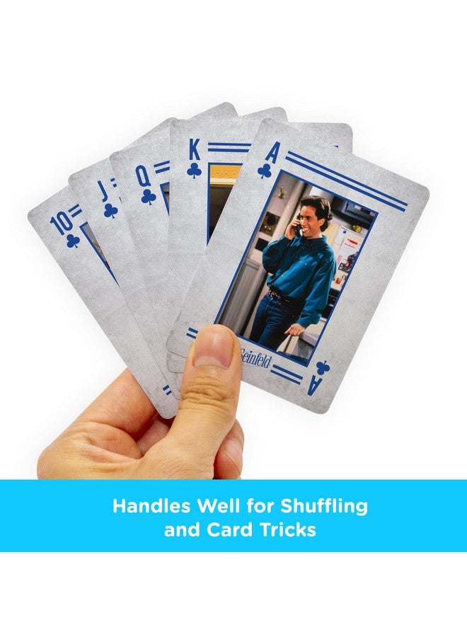 AQUARIUS Seinfeld Playing Cards - Seinfeld Photos Themed Deck of Cards for Your Favorite Card Games - Officially Licensed Seinfeld Merchandise & Collectibles - Image 4
