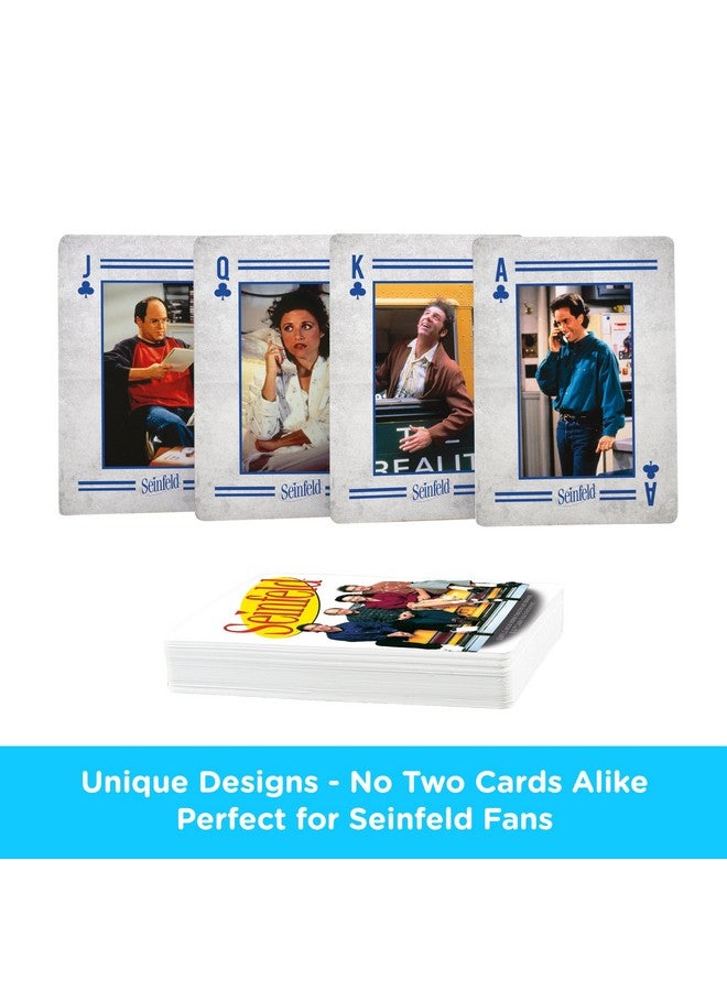 AQUARIUS Seinfeld Playing Cards - Seinfeld Photos Themed Deck of Cards for Your Favorite Card Games - Officially Licensed Seinfeld Merchandise & Collectibles - Image 3