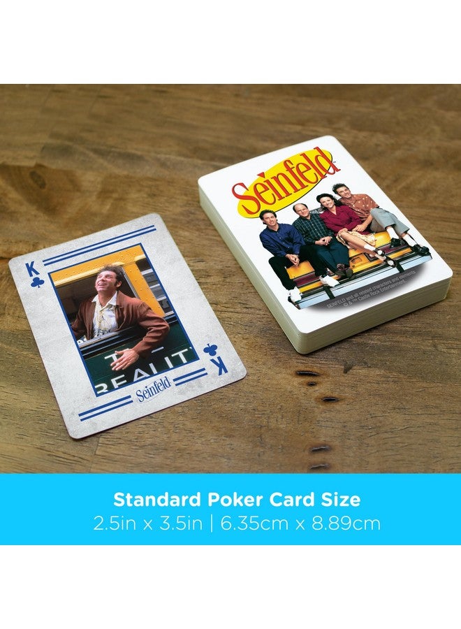 AQUARIUS Seinfeld Playing Cards - Seinfeld Photos Themed Deck of Cards for Your Favorite Card Games - Officially Licensed Seinfeld Merchandise & Collectibles - Image 5