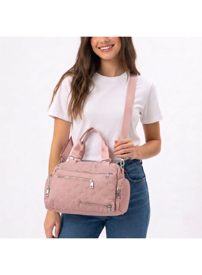 CROSSLAND Women’s Capitone Crossbody & Shoulder Bag – Waterproof Lightweight Casual Travel Messenger Shoulder Handbag - Image 2