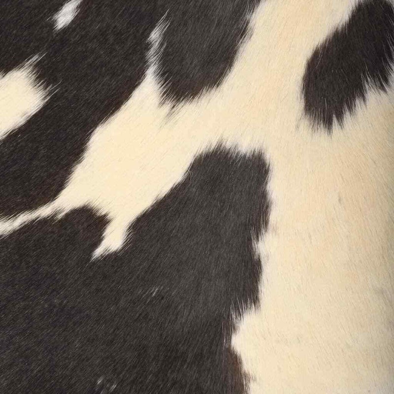 NATURALS EXPORT NATURALS EXPORT Handcrafted Leather Butterfly Chair with Original Hide Indian BKF Cowhide Cover Leather Cover Relaxing Chair with Free Wallet Black n White Full Chair with Gold Leg  - Image 5