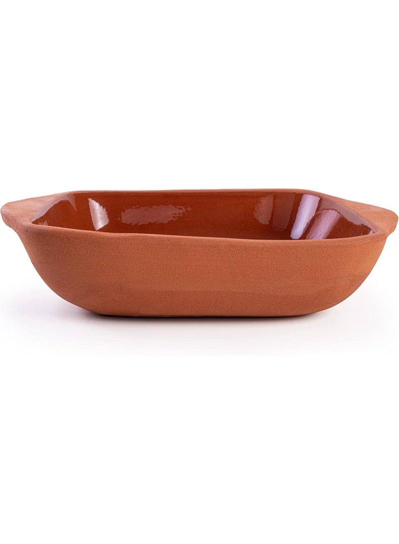 لوكسيول أواني طينية بيضاوية ومستطيلة من LuksYol – يدوية الصنع في تركيا من طين طبيعي غير مطلي – آمنة للفرن والميكروويف وغسالة الصحون – مثالية للطهي وتقديم الأطباق الرئيسية مثل السمك، الباستا، اللحوم، الطواجن – ١٠٠٪ صديقة للبيئة وخالية من BPA والمواد الكيميائية – صنعت بفن تركي تقليدي – متوفرة بألوان بني، أخضر، أزرق، طبيعي غير مطلي – بأبعاد متعددة: أوعية مستديرة ٣٠×٧٫٥×٣٠ سم وصوانٍ مستطيلة بمقاسات ٣٣×٨ سم، ٣٠×٧ سم، ٢٢×٧ سم، ٢٨×٨ سم، ٣٢×٩ سم – متينة وخالية من الكسر – تضفي جمالية ريفية ونكهة صحية على مائدتك – تغليف صديق للبيئة وجاهزة كهدايا للمنزل أو العائلة – مجموعة لوكس يول الفاخرة لاختيارك لمناسبات العشاء العائلية والاستضافة الأنيقة - Image 2