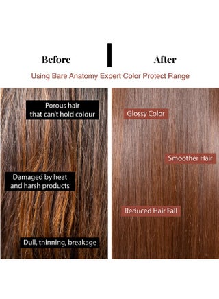 Hair Colour Protect Shampoo, Retains Colour Upto 8 Weeks, Repairs Damage With Amino Acid & Quinoa Protein For Dry & Frizzy Coloured Hair For Unisex, 250ml - view 5