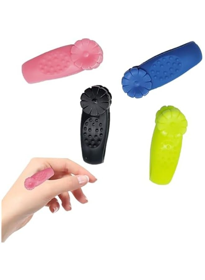Generic 4 Pack Migraine Relief Clips, Acupressure Hand Tool for Headache, Stress, and Tension, LI4 Acupressure in Colors  - Image 1