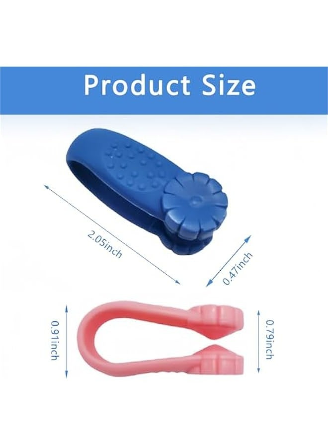 Generic 4 Pack Migraine Relief Clips, Acupressure Hand Tool for Headache, Stress, and Tension, LI4 Acupressure in Colors  - Image 2