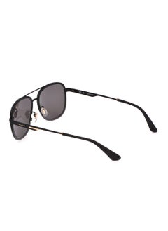 POLICE Men's Square Shape Polarized Metal Sunglasses SPLL78M58305P - Lens Size: 58 Mm - Semi Matt Black W/Rose Gold Pa  - Image 5