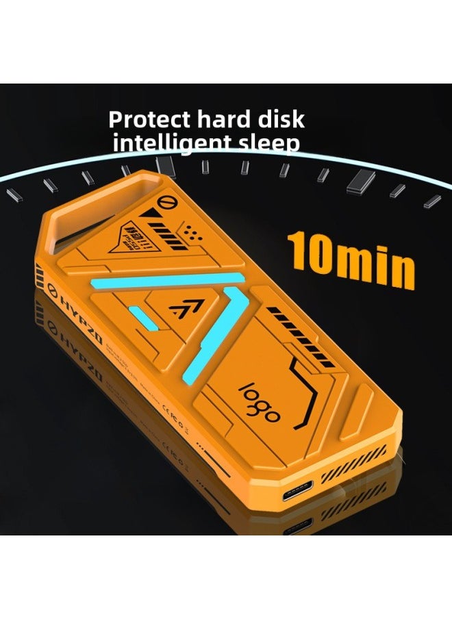 Generic M20 Solid State SDD Mobile Hard Disk Box NVME Dual Protocol 10G/20G High Speed External Hard Disk Box Type C3.2-Color:M20-9210b Dual Protocol  - Image 4