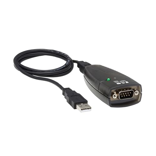 Tripp Lite Keyspan High-Speed USB to Serial Adapter, PC & Mac, USB-A to DB9 RS232 Male, 3 Foot / 0.91 Meter Cable, 3-Year Warranty (USA-19HS) - Image 1