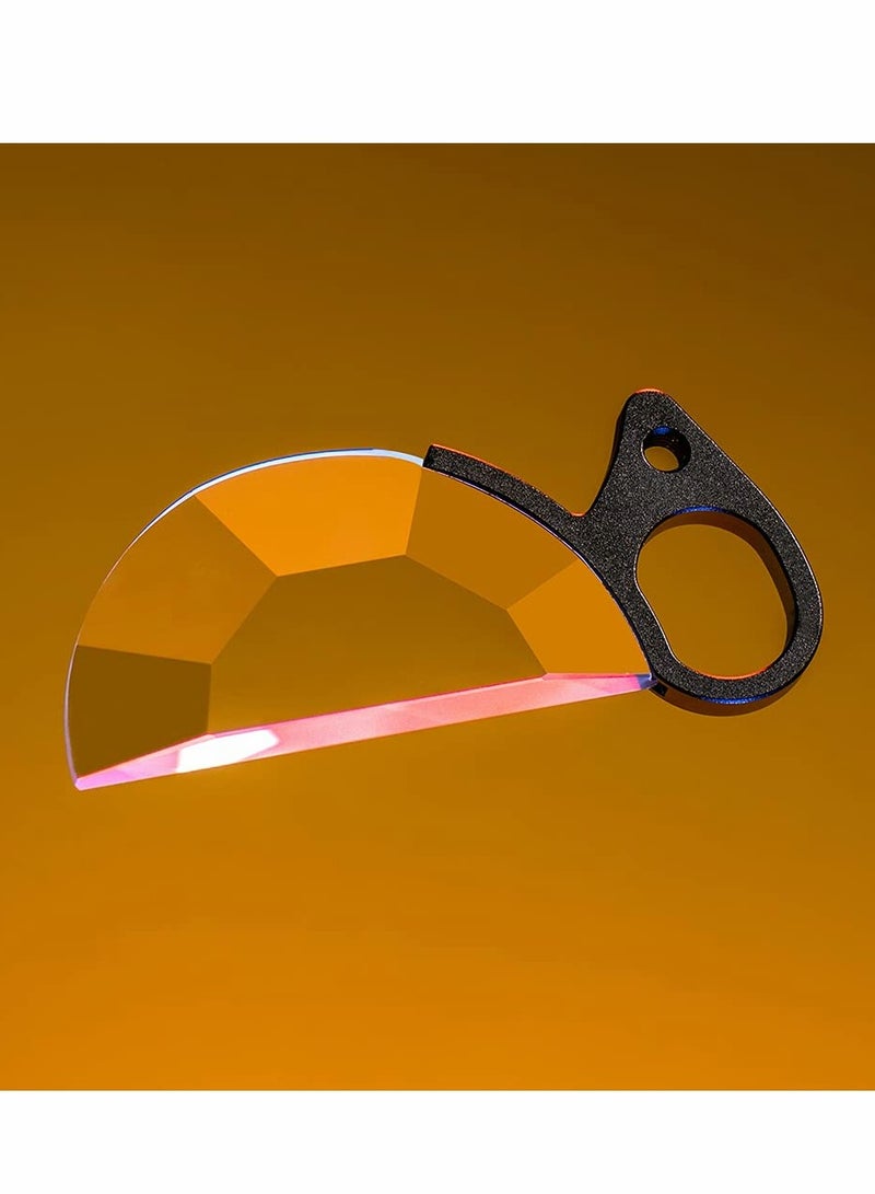 79mm Handheld Kaleidoscope Filter - Creative Optical Glass Prism for SLR Cameras, Ideal for Special Effects Photography and Foreground Blur Effects. - Image 1