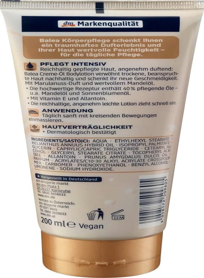 Volans Balea Cream oil body lotion almond oil, 200 ml - Image 3