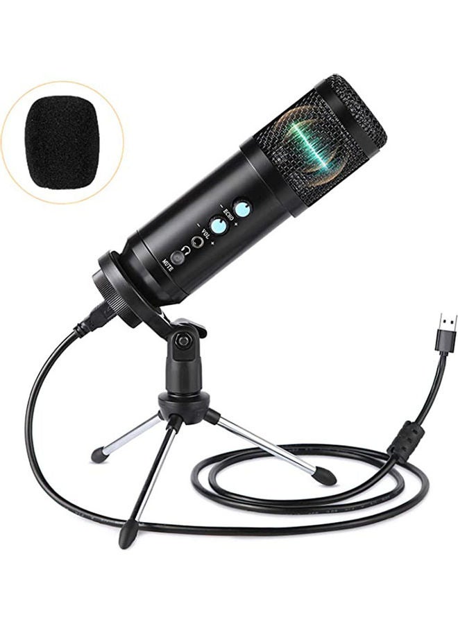 Arabest Portable Radio Directional Podcast Condenser Microphone Kit ANY0059 Black - Image 1
