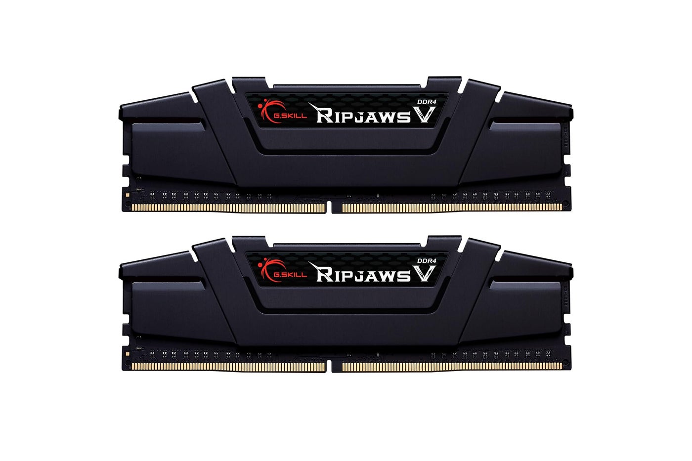 G.SKILL Ripjaws V Series (Intel XMP) DDR4 RAM 32GB (2x16GB) 3200MT/s CL16-18-18-38 1.35V Desktop Computer Memory UDIMM - Black (F4-3200C16D-32GVK)