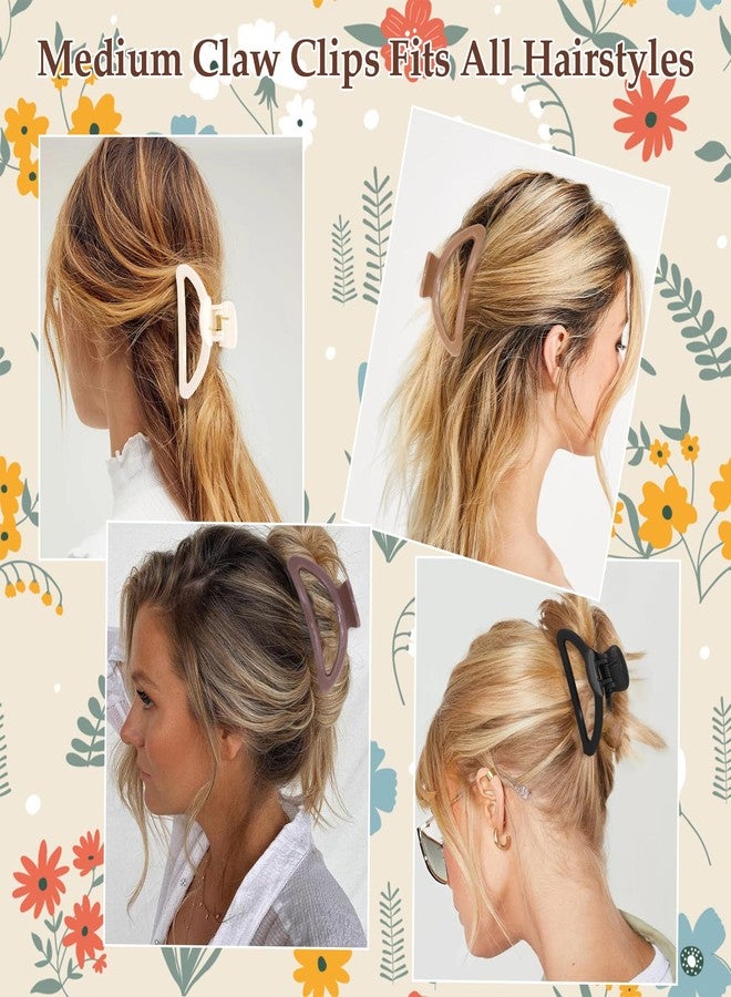 Canitor Silicone Flexible Claw Clip Soft Cozy Cloud Medium Hair Clips for Women Thin Thick Hair Cute Hair Accessories - Image 2