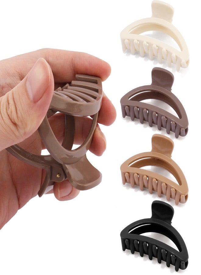 Canitor Silicone Flexible Claw Clip Soft Cozy Cloud Medium Hair Clips for Women Thin Thick Hair Cute Hair Accessories - Image 1