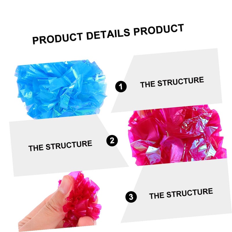 25 Crinkle Paper Balls with Sound for Cats Interactive Colorful Cat Toys Indoor Kitten Play - Image 4