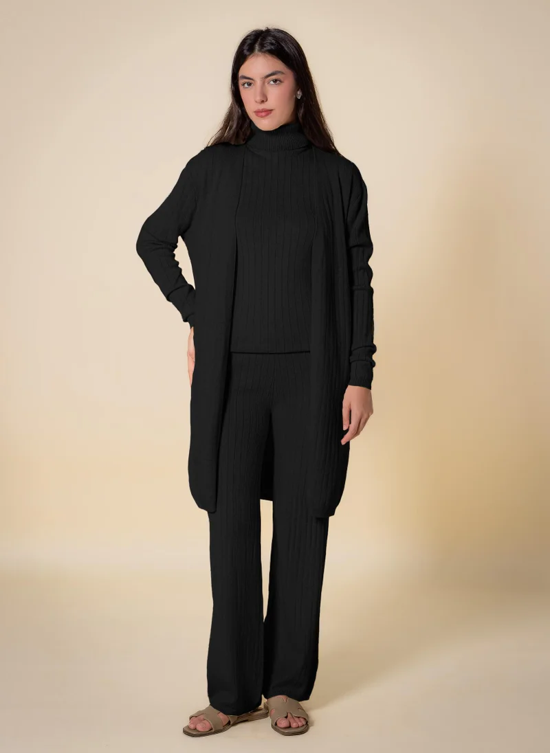 SHAPES KNITTED TURTLE NECK SET