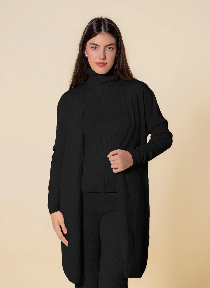 SHAPES KNITTED TURTLE NECK SET