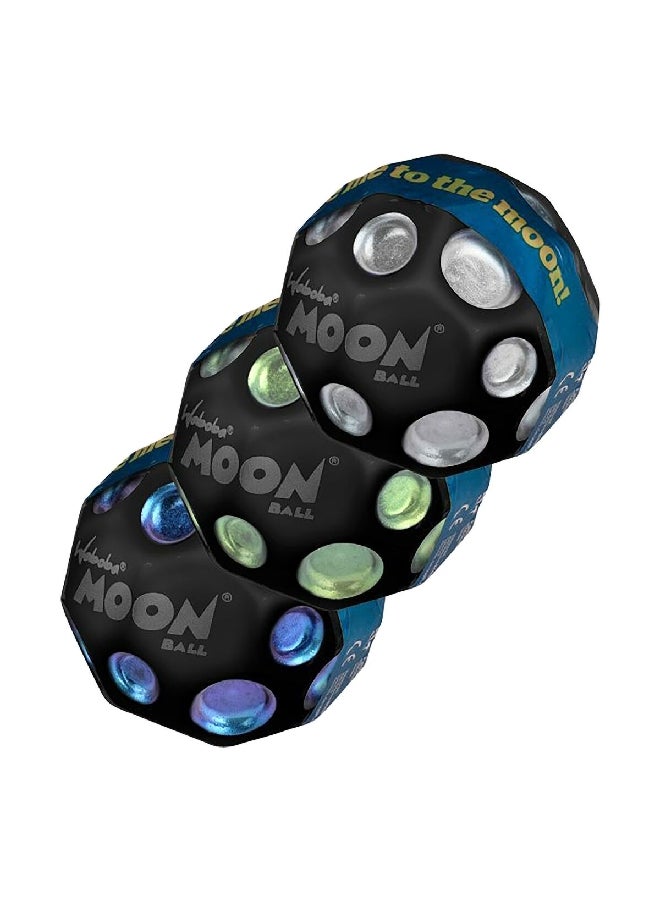 Waboba Lightweight Durable Gradient Moon Bouncing Balls Multicolour 2.48 Inch WAB322D99_A - Image 1