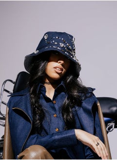 Bardees BUCKET (NAVU BLUE)(Embroidered )  - Image 2