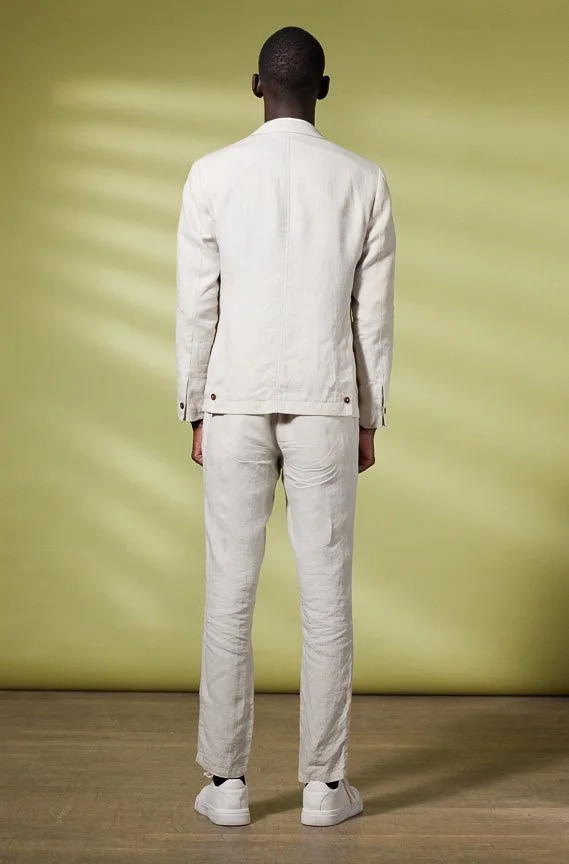 Vicomte A. Beloni Light Beige Linen Blazer