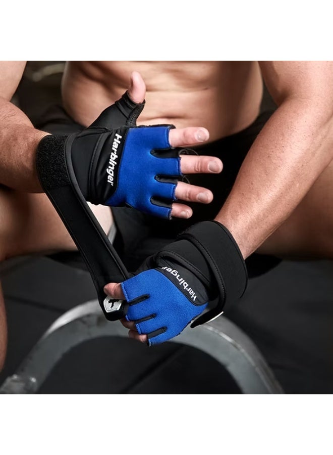 هاربينجر هارب قفازات تدريب رياضية للوزن ودعم المعصم - تصميم مريح ومتين مع تهوية عالية مناسبة لكروس فيت والتمارين الشاقة - Image 5