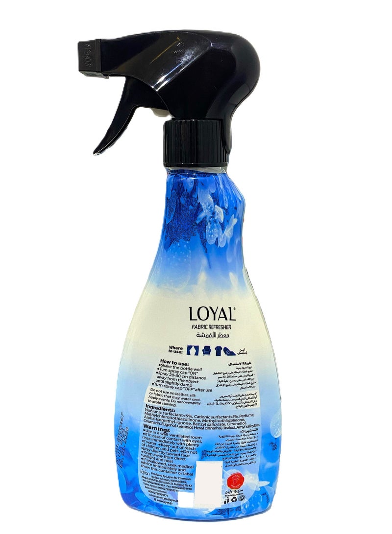 loyal معطر الأقمشة بتلات زرقاء - سهل الكي - محايد للروائح - 350 مل - Image 2