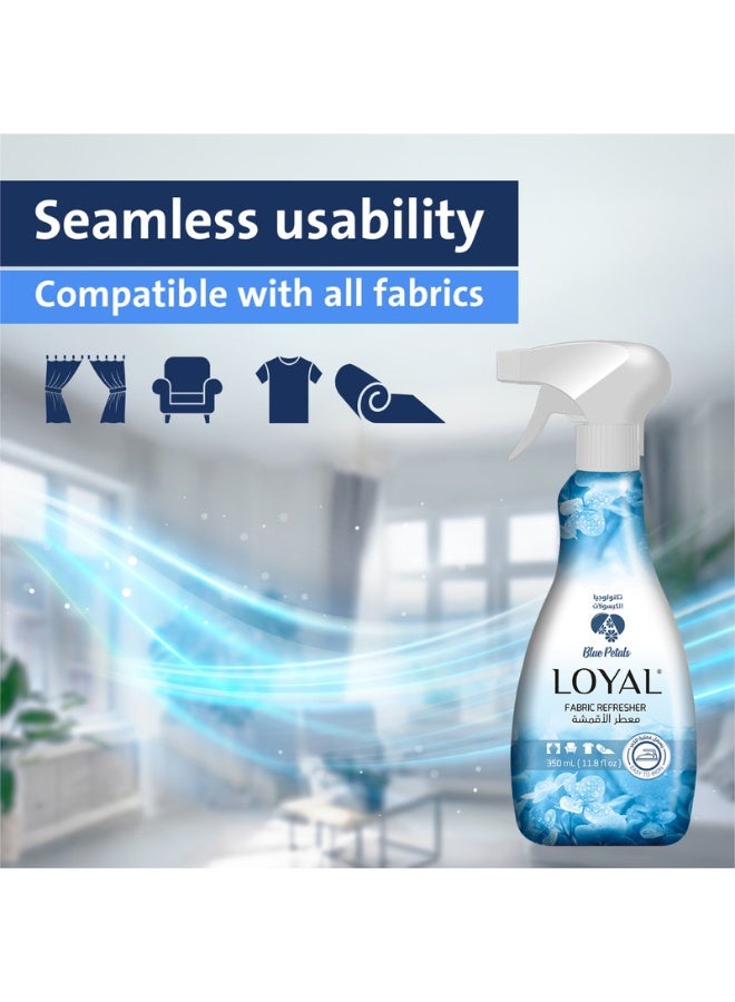 loyal معطر الأقمشة بتلات زرقاء - سهل الكي - محايد للروائح - 350 مل - Image 4