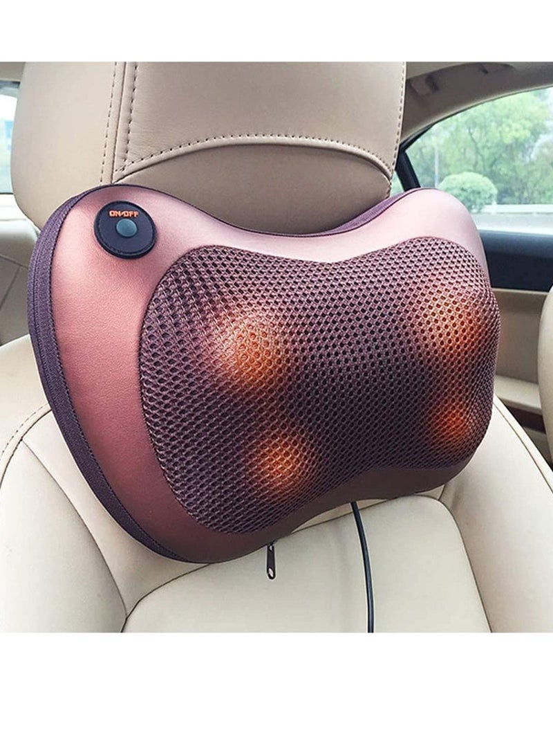 Generic Multifunction Massage Pillow with 8 Massager Heads Heater Neck Shoulder Body Electric Massager Home, Office, Car, Bed Use  - Image 5